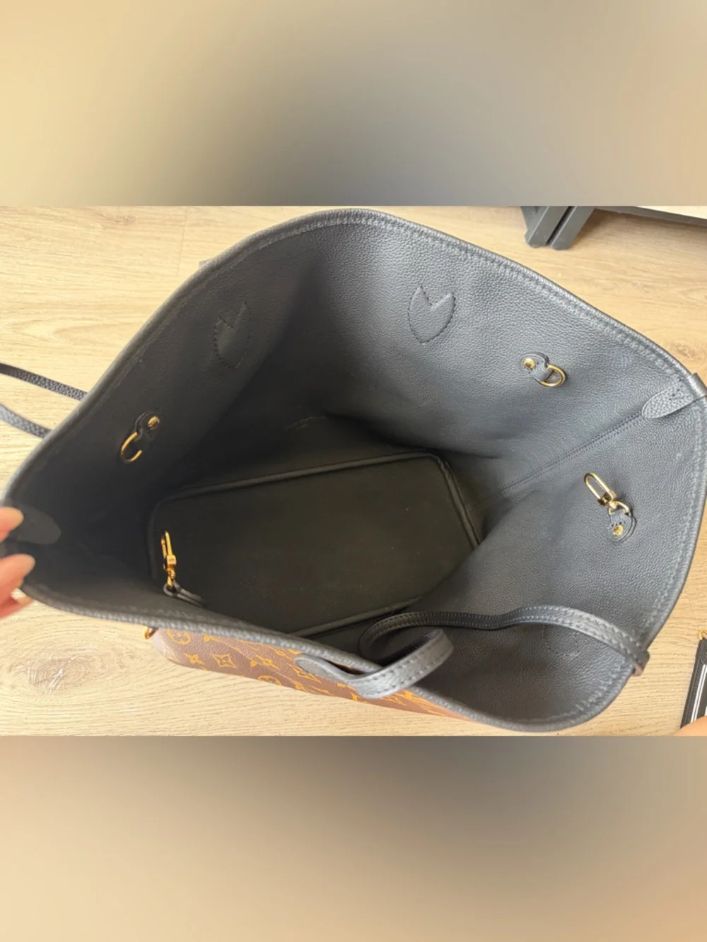 Louis Vuitton Reversible Neverfull Inside Out Black/Brown